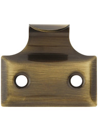 Stamped Brass Hook Style Sash Lift With Choice of Finish